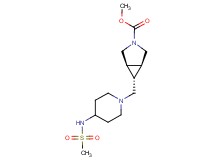 methyl (1R*,5S*,6r)-6-({4-[(methylsulfonyl)amino]piperidin-1-yl}methyl)-3-azabicyclo[3.1.0]hexane-3-carboxylate