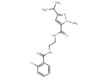 N-{2-[(2-chlorobenzoyl)amino]ethyl}-3-isopropyl-1-methyl-1H-pyrazole-5-carboxamide