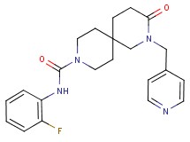N-(2-fluorophenyl)-3-oxo-2-(pyridin-4-ylmethyl)-2,9-diazaspiro[5.5]undecane-9-carboxamide