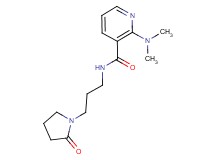 2-(dimethylamino)-N-[3-(2-oxopyrrolidin-1-yl)propyl]nicotinamide