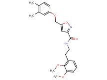 N-[2-(2,3-dimethoxyphenyl)ethyl]-5-[(3,4-dimethylphenoxy)methyl]-3-isoxazolecarboxamide