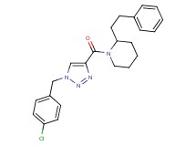 1-{[1-(4-chlorobenzyl)-1H-1,2,3-triazol-4-yl]carbonyl}-2-(2-phenylethyl)piperidine