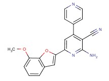 2-amino-6-(7-methoxy-1-benzofuran-2-yl)-4,4'-bipyridine-3-carbonitrile