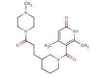 4,6-dimethyl-5-({3-[3-(4-methylpiperazin-1-yl)-3-oxopropyl]piperidin-1-yl}carbonyl)pyridin-2(1H)-one