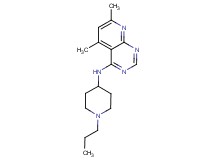 5,7-dimethyl-N-(1-propylpiperidin-4-yl)pyrido[2,3-d]pyrimidin-4-amine