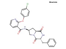 N-[(3R,7S,8aS)-3-benzyl-1,4-dioxooctahydropyrrolo[1,2-a]pyrazin-7-yl]-2-(4-chlorophenoxy)nicotinamide