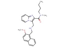 N-butyl-3-({[(2-methoxy-1-naphthyl)methyl]amino}methyl)-N-methylimidazo[1,2-a]pyridine-2-carboxamide