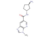 N-[rel-(1R,3R)-3-aminocyclopentyl]-3-methyl-3H-imidazo[4,5-b]pyridine-6-carboxamide hydrochloride