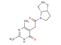 5-{2-[rel-(3aS,6aS)-hexahydropyrrolo[3,4-b]pyrrol-1(2H)-yl]-2-oxoethyl}-2,6-dimethyl-4(3H)-pyrimidinone hydrochloride