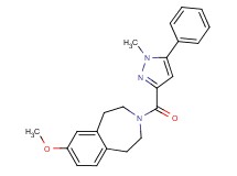 7-methoxy-3-[(1-methyl-5-phenyl-1H-pyrazol-3-yl)carbonyl]-2,3,4,5-tetrahydro-1H-3-benzazepine