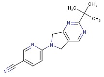 6-(2-tert-butyl-5,7-dihydro-6H-pyrrolo[3,4-d]pyrimidin-6-yl)nicotinonitrile