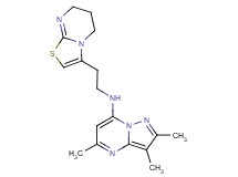 N-[2-(6,7-dihydro-5H-[1,3]thiazolo[3,2-a]pyrimidin-3-yl)ethyl]-2,3,5-trimethylpyrazolo[1,5-a]pyrimidin-7-amine