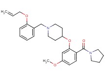 1-[2-(allyloxy)benzyl]-4-[5-methoxy-2-(1-pyrrolidinylcarbonyl)phenoxy]piperidine