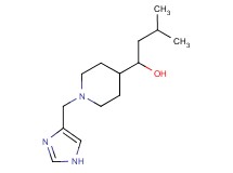 1-[1-(1H-imidazol-4-ylmethyl)-4-piperidinyl]-3-methyl-1-butanol