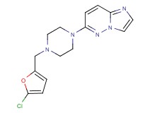 6-{4-[(5-chloro-2-furyl)methyl]piperazin-1-yl}imidazo[1,2-b]pyridazine
