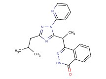 4-[1-(3-isobutyl-1-pyridin-2-yl-1H-1,2,4-triazol-5-yl)ethyl]phthalazin-1(2H)-one