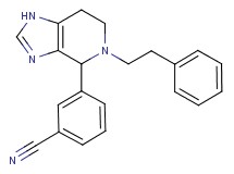 3-[5-(2-phenylethyl)-4,5,6,7-tetrahydro-1H-imidazo[4,5-c]pyridin-4-yl]benzonitrile