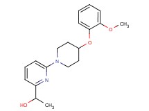 1-{6-[4-(2-methoxyphenoxy)-1-piperidinyl]-2-pyridinyl}ethanol