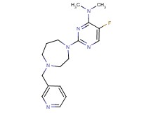 5-fluoro-N,N-dimethyl-2-[4-(pyridin-3-ylmethyl)-1,4-diazepan-1-yl]pyrimidin-4-amine