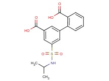 5'-[(isopropylamino)sulfonyl]biphenyl-2,3'-dicarboxylic acid