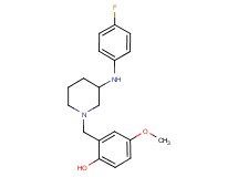 2-({3-[(4-fluorophenyl)amino]-1-piperidinyl}methyl)-4-methoxyphenol