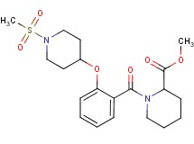 methyl 1-(2-{[1-(methylsulfonyl)-4-piperidinyl]oxy}benzoyl)-2-piperidinecarboxylate