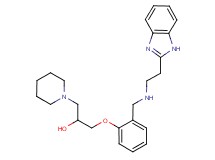 1-[2-({[2-(1H-benzimidazol-2-yl)ethyl]amino}methyl)phenoxy]-3-(1-piperidinyl)-2-propanol