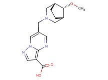 6-{[(8-syn)-8-methoxy-3-azabicyclo[3.2.1]oct-3-yl]methyl}pyrazolo[1,5-a]pyrimidine-3-carboxylic acid