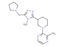 2-methyl-3-{3-[4-methyl-5-(pyrrolidin-1-ylmethyl)-4H-1,2,4-triazol-3-yl]piperidin-1-yl}pyrazine
