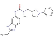 N'-(2-ethyl-1H-benzimidazol-6-yl)-N-methyl-N-[(1-phenylpyrrolidin-3-yl)methyl]urea