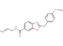 N-allyl-2-(4-methoxybenzyl)-1,3-benzoxazole-6-carboxamide