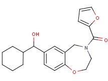 cyclohexyl[4-(2-furoyl)-2,3,4,5-tetrahydro-1,4-benzoxazepin-7-yl]methanol