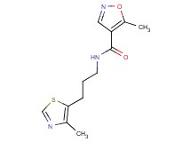 5-methyl-N-[3-(4-methyl-1,3-thiazol-5-yl)propyl]-4-isoxazolecarboxamide trifluoroacetate