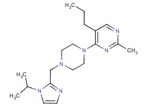 4-{4-[(1-isopropyl-1H-imidazol-2-yl)methyl]piperazin-1-yl}-2-methyl-5-propylpyrimidine