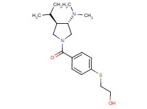 2-[(4-{[(3S*,4R*)-3-(dimethylamino)-4-isopropyl-1-pyrrolidinyl]carbonyl}phenyl)thio]ethanol