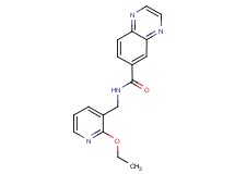 N-[(2-ethoxypyridin-3-yl)methyl]quinoxaline-6-carboxamide