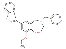 7-(1-benzothien-3-yl)-9-ethoxy-4-(4-pyridinylmethyl)-2,3,4,5-tetrahydro-1,4-benzoxazepine