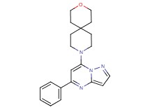 9-(5-phenylpyrazolo[1,5-a]pyrimidin-7-yl)-3-oxa-9-azaspiro[5.5]undecane