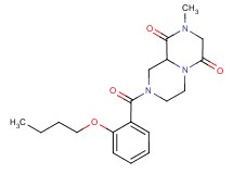8-(2-butoxybenzoyl)-2-methyltetrahydro-2H-pyrazino[1,2-a]pyrazine-1,4(3H,6H)-dione