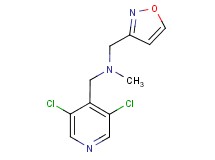 1-(3,5-dichloropyridin-4-yl)-N-(isoxazol-3-ylmethyl)-N-methylmethanamine