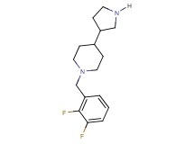 1-(2,3-difluorobenzyl)-4-(3-pyrrolidinyl)piperidine