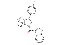 (3R*,3aR*,7aR*)-3-(4-fluorophenyl)-1-(imidazo[1,2-a]pyridin-3-ylcarbonyl)octahydro-4,7-ethanopyrrolo[3,2-b]pyridine