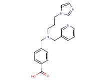 4-{[[3-(1H-imidazol-1-yl)propyl](pyridin-3-ylmethyl)amino]methyl}benzoic acid