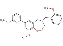 9-methoxy-4-(2-methoxybenzyl)-7-(6-methoxy-2-pyridinyl)-2,3,4,5-tetrahydro-1,4-benzoxazepine