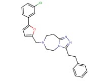 7-{[5-(3-chlorophenyl)-2-furyl]methyl}-3-(2-phenylethyl)-6,7,8,9-tetrahydro-5H-[1,2,4]triazolo[4,3-d][1,4]diazepine