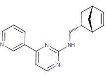 N-[(1R*,2R*,4R*)-bicyclo[2.2.1]hept-5-en-2-ylmethyl]-4-(3-pyridinyl)-2-pyrimidinamine