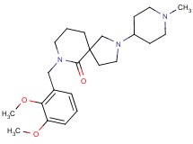 7-(2,3-dimethoxybenzyl)-2-(1-methyl-4-piperidinyl)-2,7-diazaspiro[4.5]decan-6-one