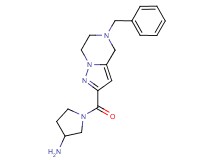 1-[(5-benzyl-4,5,6,7-tetrahydropyrazolo[1,5-a]pyrazin-2-yl)carbonyl]-3-pyrrolidinamine dihydrochloride
