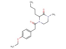 3-butyl-4-[(4-ethoxyphenyl)acetyl]-1-methyl-2-piperazinone