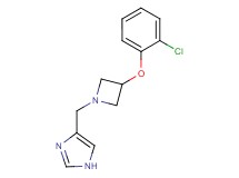 4-{[3-(2-chlorophenoxy)-1-azetidinyl]methyl}-1H-imidazole